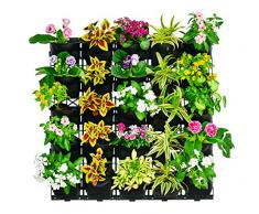 'UPP® vasi per piante "Muro del Giardino con Sistema brevettato sistema di irrigazione – può essere ampliato – Novità. Giardino verticale per creare la vostra bepflanzung OB interni o esterni/Muro Parete/Erbe/Giardinaggio