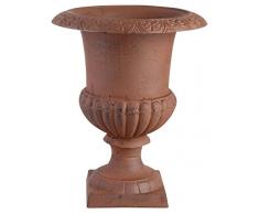 Esschert Design Vaso di Fiori, Vaso di Fiori nella Base anfora Francese, in Diverse Dimensioni, Fonte, Anzahl: 1 Pezzo, 22 Centimetri
