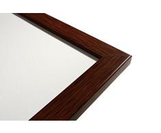 Quadro in cornice di legno di colore wenge - Quadro in cornice - Quadro su tela - larghezza: 50cm, altezza: 50cm - numero dell'immagine 3105 - pronto da appendere - completamente incorniciato - F1MAC50x50-3105