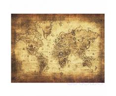 Artigianato di Decorazione, Poster di Carta retrò di Grande Stile Vintage Globo Mappa del Mondo Antico Regali 71x51cm