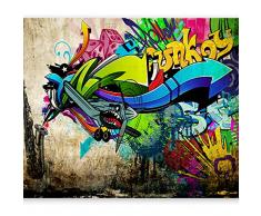 murando Carta da parati 400x280 cm Fotomurali in TNT Murale alla moda Decorazione da Muro XXL Poster Gigante Design Carta per pareti Graffiti 10110905-9