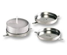 Folia 999 - Portacandela, 50 pezzi, argento