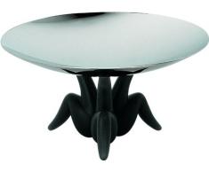 Alessi PS03 G Les Ministres Centrotavola in Resina Termoplastica, Grigio e Acciaio Lucido