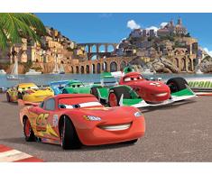 AG Design - Photo Wall Mural - Carta Bambini Disney - Disney Cars - Foto Sfondo - Poster Gigante con Parete - 360 x 254 cm - 4 Parti - FTD 2221