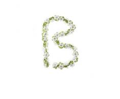 Basil BA 50182 Ghirlanda di Fiori, Bianco Donna, Taglia Unica