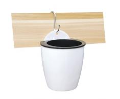 GANAZONO Vaso Fiori Sospeso Indoor Vaso Fiori Trasparente Supporto Per Piante A Parete Vaso Di Fiori Autoirrigante Fioriere Sospese Per Interni Vasi Fiori Appesi Supporto Per