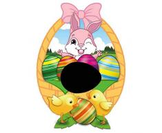 CJMING Giocattolo per Bambini, Giocattolo Dipinto, Kit per Dipingere Le Uova di Pasqua, Strumento per Dipingere Uova Colorate con Pennarelli a 8 Colori, Regali per Feste di Pasqua per Bambini