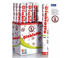 Tubo lancia coriandoli 30 cm Milan cannone sparacoriandoli