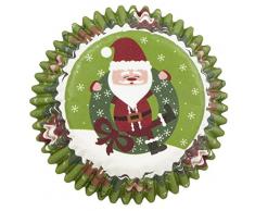Wilton - Pirottini e decorazioni natalizie per cupcake, 48 pezzi