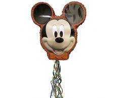 Unique Disney Mickey Mouse Pinata-Tirare la Corda, Multicolore, 66309