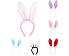 Candygirl Orecchie Coniglietto con Cerchietto Fascia Sveglia Dei Capelli Pasqua Accessori Per Costumi