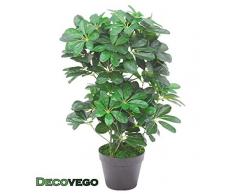 Schefflera Arboricola Pianta Albero Artificiale Plastica 60cm Abitacolo Decovego