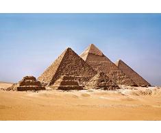 1art1 Egitto Poster XXL Le Piramidi Di Giza Stampa Geante 120x80 cm