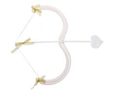 STOBOK Set freccia arco in schiuma cuore cupido costume accessorio per bambini adulti angelo cosplay gioco di ruolo San Valentino carnevale festa prop per ragazze donne accessori foto