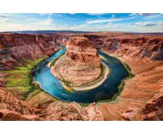 Horseshoe Bend FOTOMURALE - Grand Canyon - Colorado River Page Arizona King Bend quadro - decorazione da parete / tappezzeria da parete by GREAT ART (210 x 140 cm)