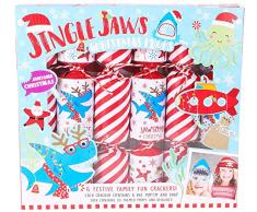 Toyland® Confezione da 6 - Cracker di Natale a Tema Under The Sea per Bambini - Giochi per Feste di Natale