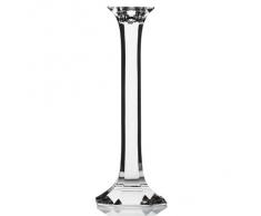 Candeliere, candelabro, portacandela, collezione "CRESCENDO", 22 cm, trasparente (GERMAN CRYSTAL powered by CRISTALICA)