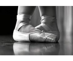 1art1 Balletto Poster XXL Scarpette da Punta Stampa Geante 120x80 cm