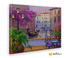 Giallobus - Quadro - Stampa su Tela Canvas Mikki SENKARIK - Quadro con Paesaggio Reflections of Romance - Quadri Moderni di Tela - Vari Formati - 100 x 140 CM