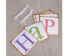 LUOEM Pasqua Banner segno Pasqua decorazioni per feste Happpy Pasqua lettere, decorazioni di Pasqua Foto Requisiti Party Favors
