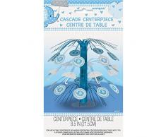 Unique Party 41717 - Decorazione da Tavola per Baby Shower con Elefante Blu