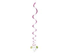 66 cm a spirale da appendere decorazioni coniglietto pasquale, confezione da 3