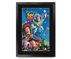 HWC Trading FR A3 Toy Story 1 Regali Stampato Poster Firmato Autografo Immagine per Film Memorabilia Tifosi - A3 Framed