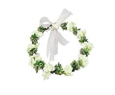 Corona di Fiori Archetto, Donna Ghirlande Fasce Del Fiori, Boho Nuziale Fiore Ghirlanda Fascia, Corona Di Fiori Per Matrimonio, Sposa Fiore Ghirlanda Fascia, per Hat Ornament, Party Festival Nozze
