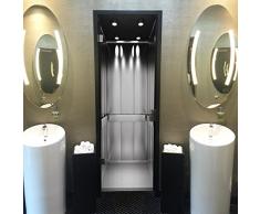 murimage Carta Parati Porta Ascensore 86 x 200 cm Include Colla Lift 3D Bagno Ufficio Bianco e Nero fotomurali Poster Gigante Wallpaper