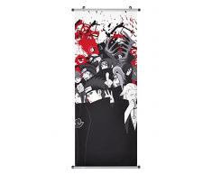 CosplayStudio Naruto - Poster grande in tessuto, 100 x 40 cm, motivo: Akatsuki