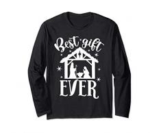 Miglior regalo mai presepe religioso presepe di Natale Maglia a Manica
