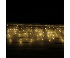 Tenda luminosa cascata di luci a LED colore bianco caldo LEDESR600 Ghirlanda luminosa luci con 600 luci LED, illuminazione natale esterna e interna decorazione natalizie