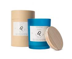 Lumaland Luma Lab Candela Profumata Segni Zodiacali - Leone - 100% Cera Vegana a base di Soia - Elegante e Sostenibile Candela Profumata per la vostra Casa.