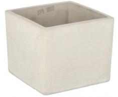 KOTARBAU® Vaso da fiori quadrato 11 x 11 cm per fiori piante in cemento decorativo