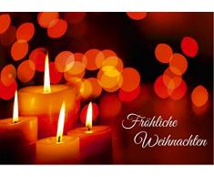 Edition Colibri 10822-25 - Set di 24 biglietti di Natale nostalgici, 4 motivi, 6 pezzi con un totale di 24 pezzi, stile vintage, retrò