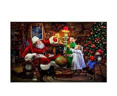 Diamante Pieno 5Ddiy Pittura Diamante Punto Croce Babbo Natale E Bambino