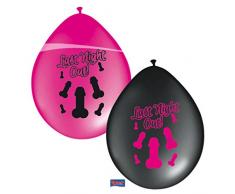 Folat - 8 Palloncini Colorati Con Disegno Pene