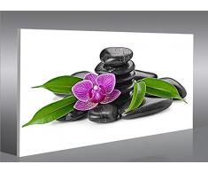 Quadro moderno Zen Pietre V2 Zen Yoga Feng Shui Stampa su tela - Quadro x poltrone salotto cucina mobili ufficio casa - fotografica formato XXL Quadri