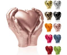 Candellana Hand Love Edition - Candela per San Valentino - Candele di San Valentino - Idea Regalo - Candela Cuore - Deco Romantica - Candele dAmore - Regalo Fatto a Mano