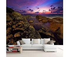 Grande murale personalizzato moderno paesaggio marino pietre senza soluzione di continuità 3d carta da parati 3D Murale Carta da parati fotomurali poster murale Soggiorno camera letto-430cm×300cm