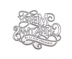 Fustelle natalizie per la creazione di biglietti, con lettere di buon Natale, stencil per fai da te, scrapbooking, decorazioni, goffratura, stencil per album fotografici, decorazioni artistiche.