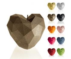 Candellana Heart Low-Poly Candela – Candela per San Valentino – Candele – Idea regalo – Candela cuore – Decorazione romantica – Candele – Regalo fatto a mano