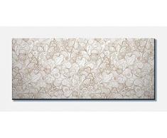 wandmotiv24 Quadro Quadro Priorit? Bassa Astratta Floreale 100x40cm (LxH) Quadri su Tela, Quadri da Parete, Quadri su Tela, Regali fotografici, Decorazione Appartamento Moderno, Deco M0775