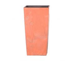 Prosperplast Fioriera Design Decorativo Altezza 500 mm Interno Esterno (Terracotta)