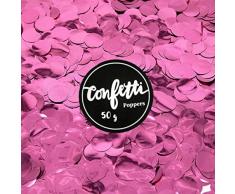 PRESENTORY | 50g di coriandoli rosa per 6-7 tavoli | 6.000 pezzi di decorazione sparsa rosa | coriandoli da tavolo per decorazioni di matrimoni, compleanni e altre celebrazioni