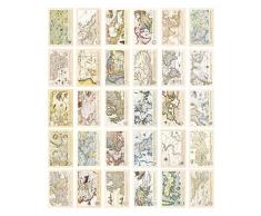 Cartoline, Cartolina Con Mappa, 30 Pezzi Cartoline Con Motivi Diversi, Cartolina dAuguri, Cartolina Messaggio Scheda, Cartoline Di Natale Capodanno, Biglietto Di Auguri Regalo Fai Da Te