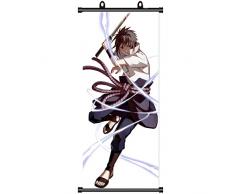 ZPPLD Naruto Poster, Naruto Rollbild,Anime Poster Grande,Uchiha Sasuke Poster, Anime, Videogiochi, Poster in tessuto per decorazione da parete, 70 x 30 cm