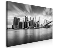 murando Quadro Mega XXXL New York 200x100 cm Straordinario Stampa su Tela XXXL per un Facile Montaggio Fai Da Te Grande Immagini Moderni Murale DIY Decorazione da Parete NY City Citta d-B-0154-ak-e