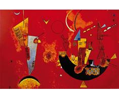 1art1 Wassily Kandinsky Poster XXL Con E Contro, 1929 Stampa Geante 120x80 cm