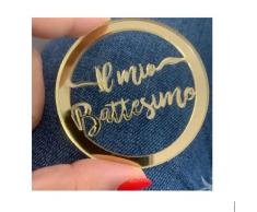KIT 5 nomi SEGNA POSTO PLEXIGLASS Personalizzabile - ROTONDO PERSONALIZZABILE - PER ESTERNO ED INTERNO (NERO)